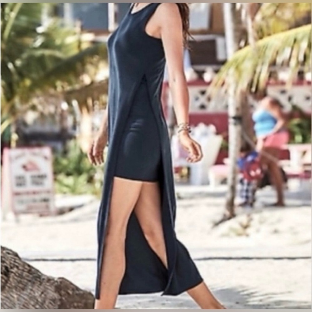 Athleta Gaia Tee Dress- Abyss